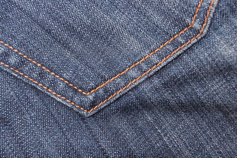 Jeans textile pocket
