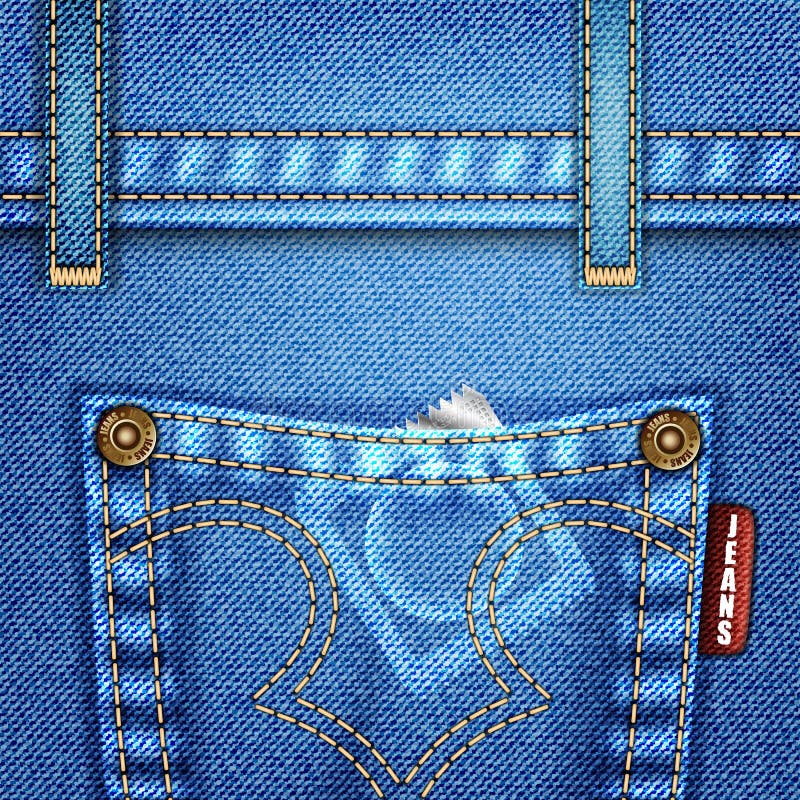 Jeans Texture. Denim Overlay Stock Vector - Illustration of effect ...