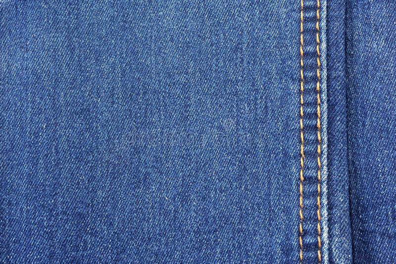 Jeans Texture Background With Stitch. Stock Photo - Image: 49817672