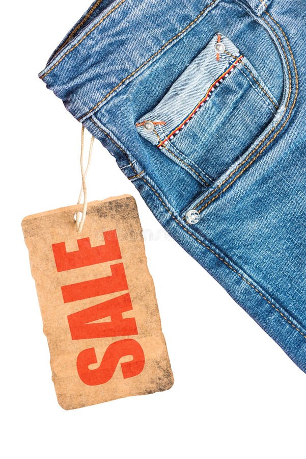 Download Jeans Trousers Sale Label Template Mockup Stock Image ...