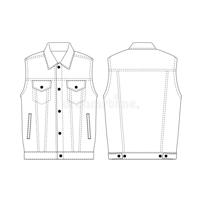 Top more than 150 denim jacket outline latest