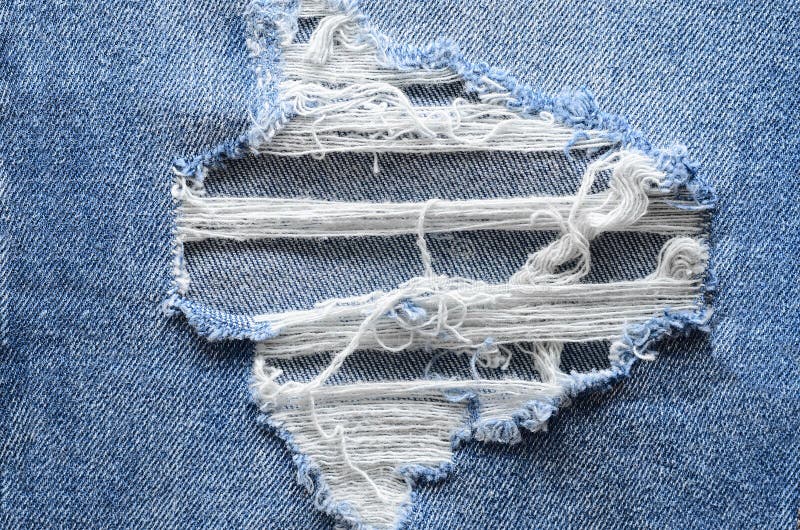 ripped jean texture