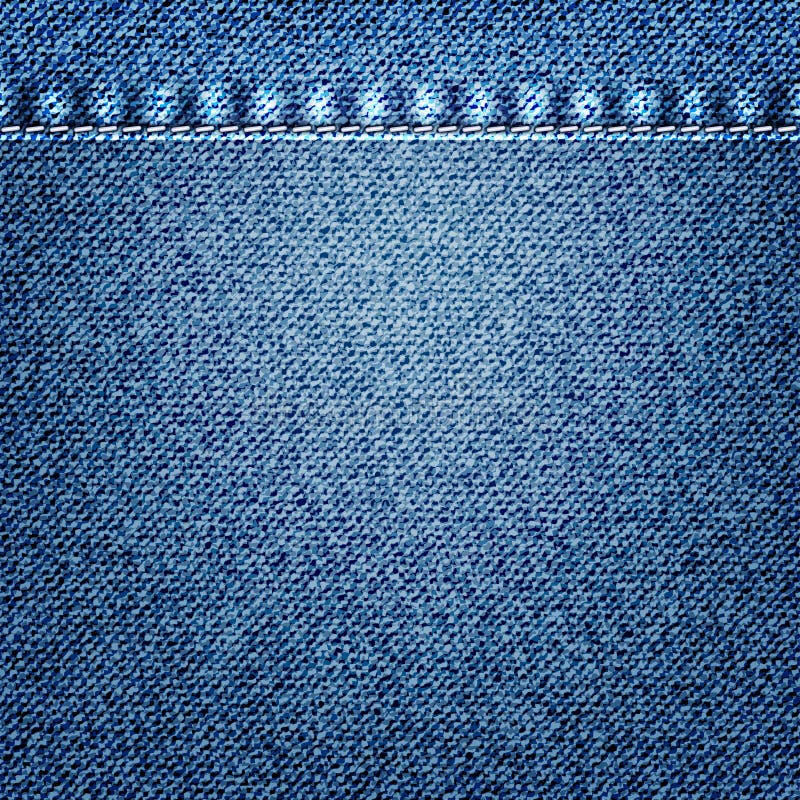 Jeansmaterial parts textur royaltyfri illustrationer