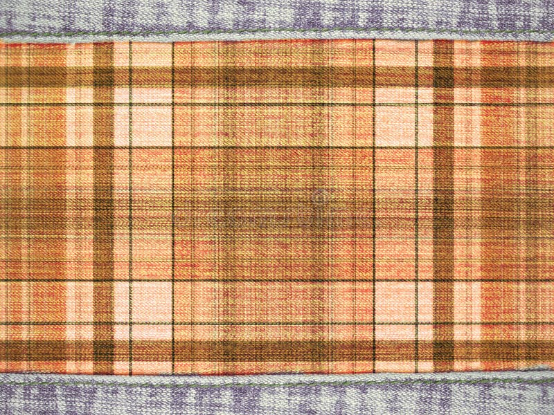 Jeanstextur stock illustrationer