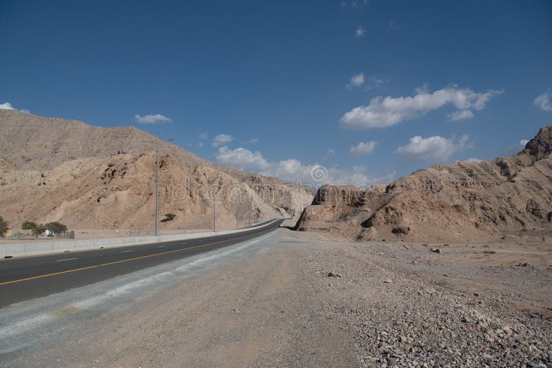 Jebel jais : de viktigaste topparna av uae fotografering för bildbyråer