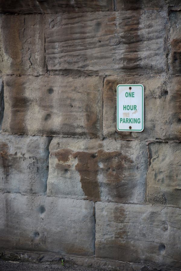 Jeden godzina parking zdjęcie stock Jeden godzina parking zdjęcie stock