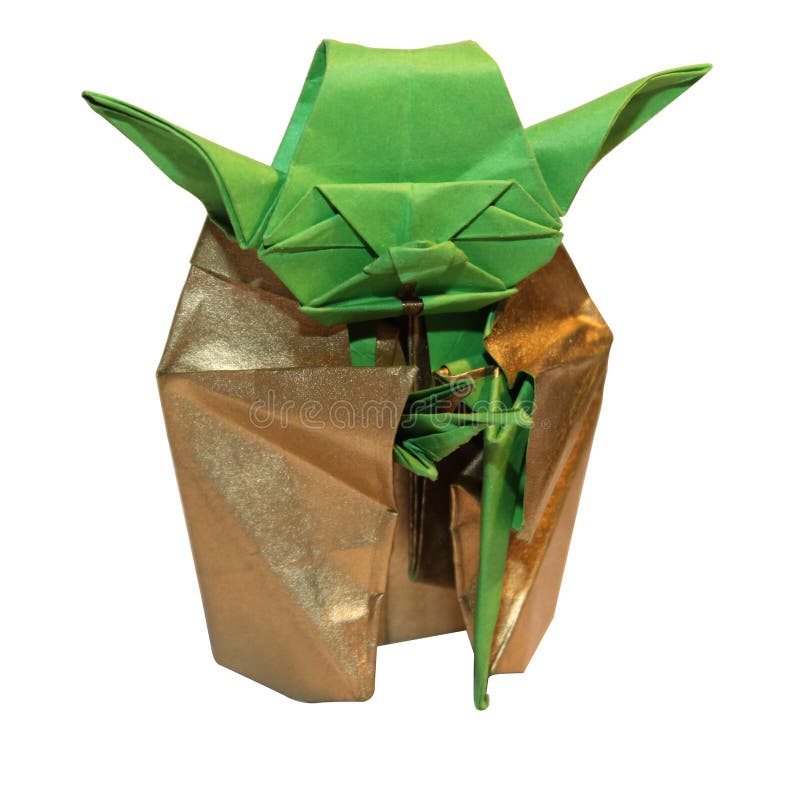 Jedi Yoda Origami στοκ φωτογραφία με δικαίωμα ελεύθερης χρήσης Jedi Yoda Origami στοκ φωτογραφία με δικαίωμα ελεύθερης χρήσης