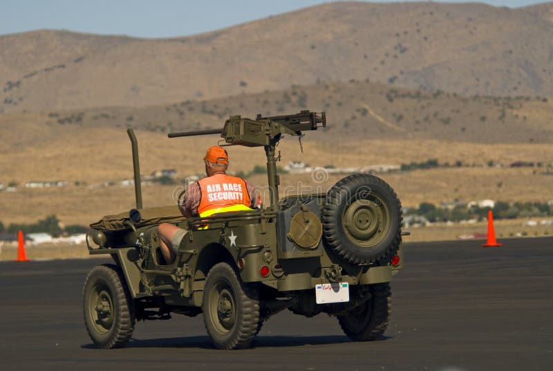 Jeep de militaires de cru