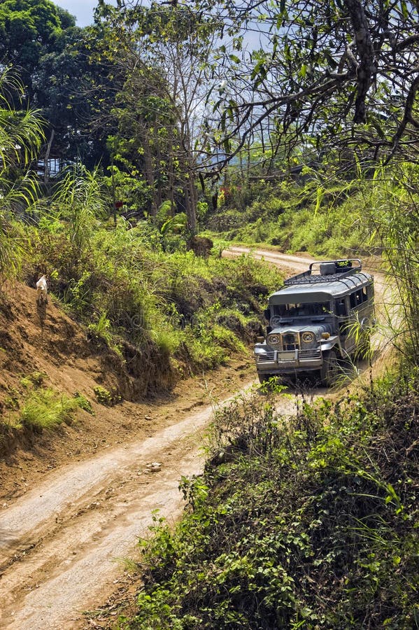 Jeep on Dirt Road