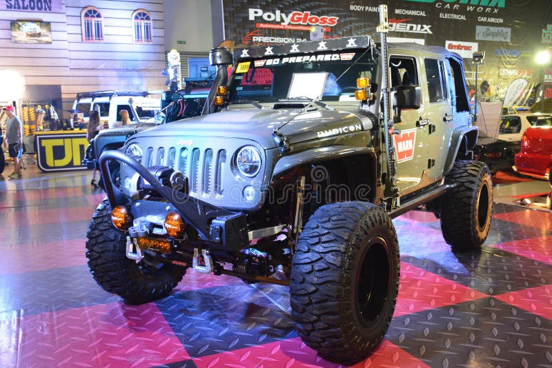 Jeep Rubicon At Manila Auto Salon Editorial Stock Image