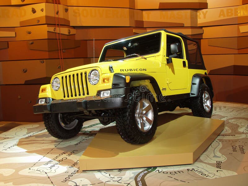 Jeep Wrangler Rubicon (2003) Editorial Stock Image - Image of jeep, wheel:  233545194