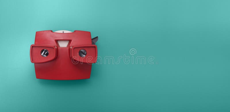 Jefe del viewmaster del vintage fotografía de archivo Jefe del viewmaster del vintage fotografía de archivo