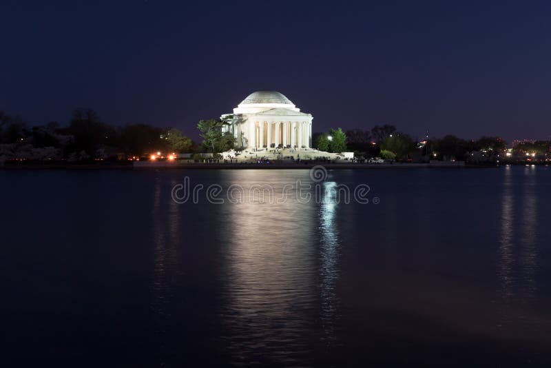 Jefferson Memorial no por do sol - Washington D C fotos de stock Jefferson Memorial no por do sol - Washington D C fotos de stock