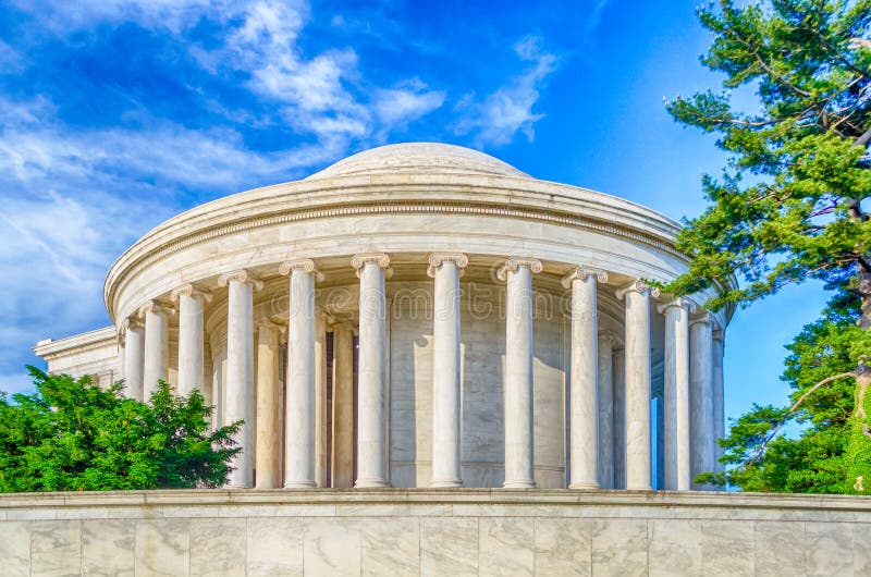 Jefferson Memorial in Washington DC fotografia stock libera da diritti Jefferson Memorial in Washington DC fotografia stock libera da diritti