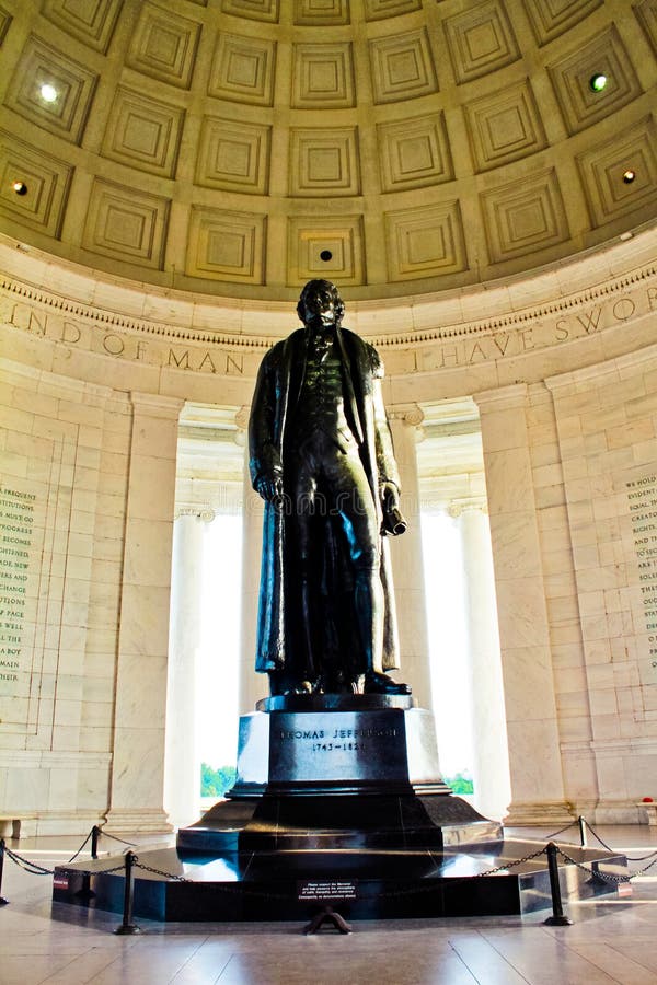 Jefferson Washington commémoratif, C.C photos libres de droits Jefferson Washington commémoratif, C.C photos libres de droits
