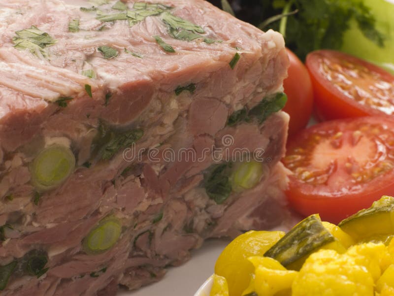 Ветчина заливная. Ham Hock Terrine.