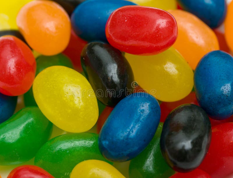 Jelly beans stock image. Image of orange, colours, snack 13269439