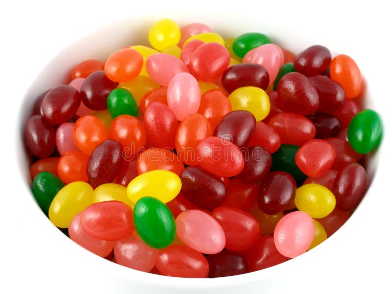 Jelly beans stock photo. Image of yellow, orange, bowl 284642