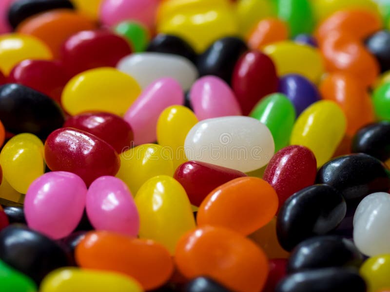 Jelly beans stock image. Image of orange, colours, snack 13269439