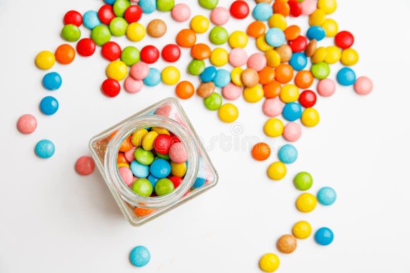 Jelly Beans Sugar Candy Snack in a Jar Stock Image Image of childhood