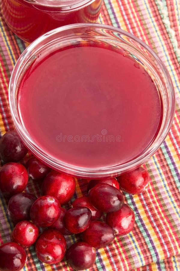 Jelly with Cranberries stock image. Image of calorie 34071623