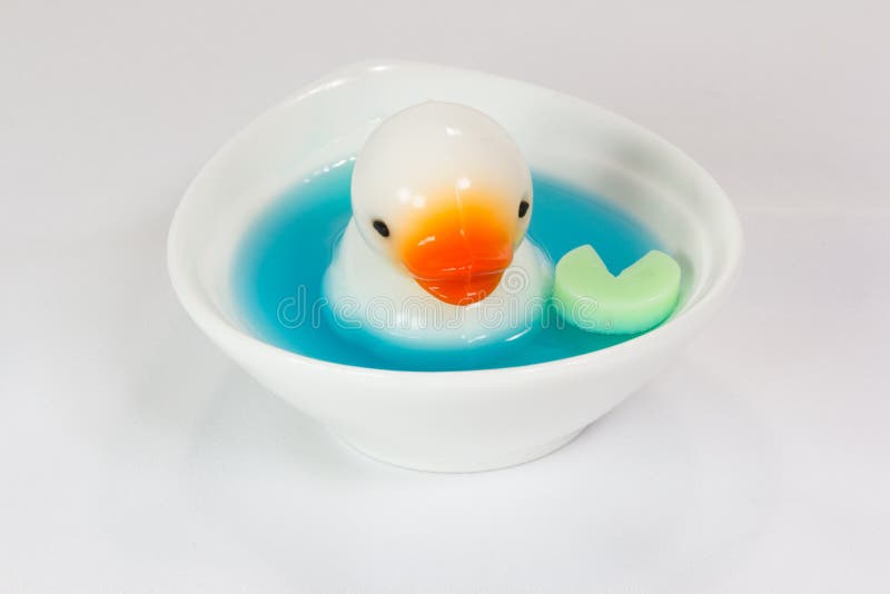 Jelly duck stock image. Image of food, background, handmade 55596011