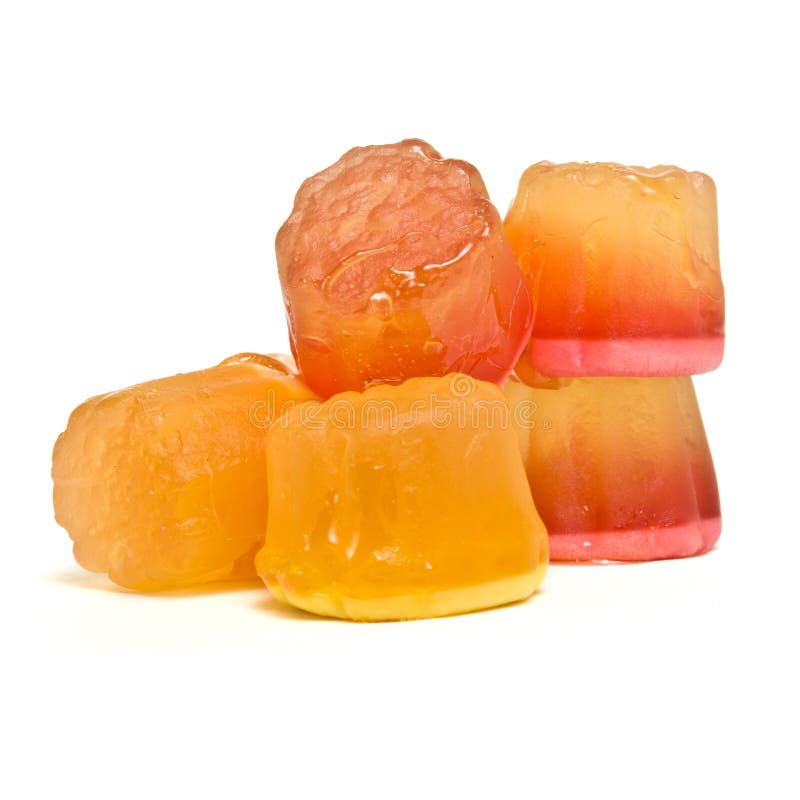 Block of Orange Jelly Cubes Stock Photo Image of colour, cube 29427338