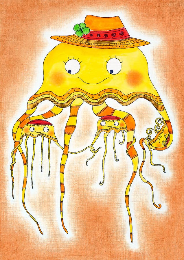 Jellyfish Holding Stock Illustrations – 65 Jellyfish Holding Stock