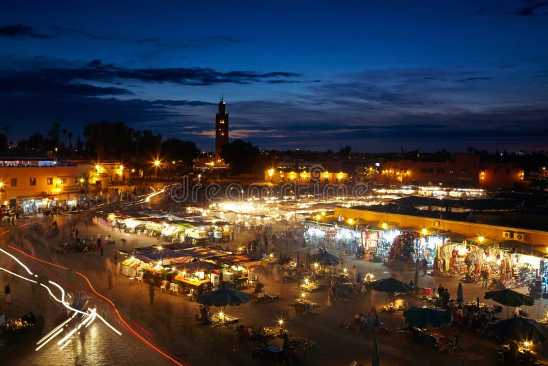 Jemaa el fna sqare. Marrakesh, Marocco