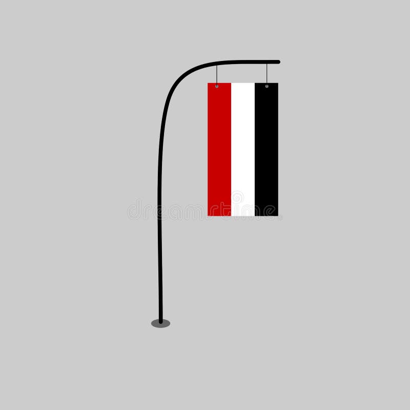 Jemen flaga ilustracja wektor Jemen flaga ilustracja wektor