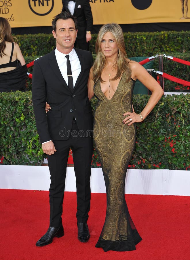 Jennifer Aniston & Justin Theroux stock photo Jennifer Aniston & Justin Theroux stock photo