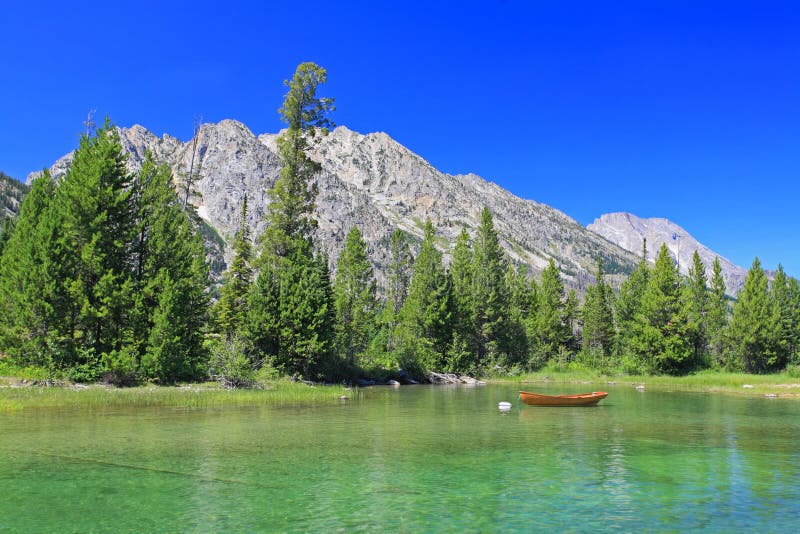 The Jenny Lake in Grand Teton