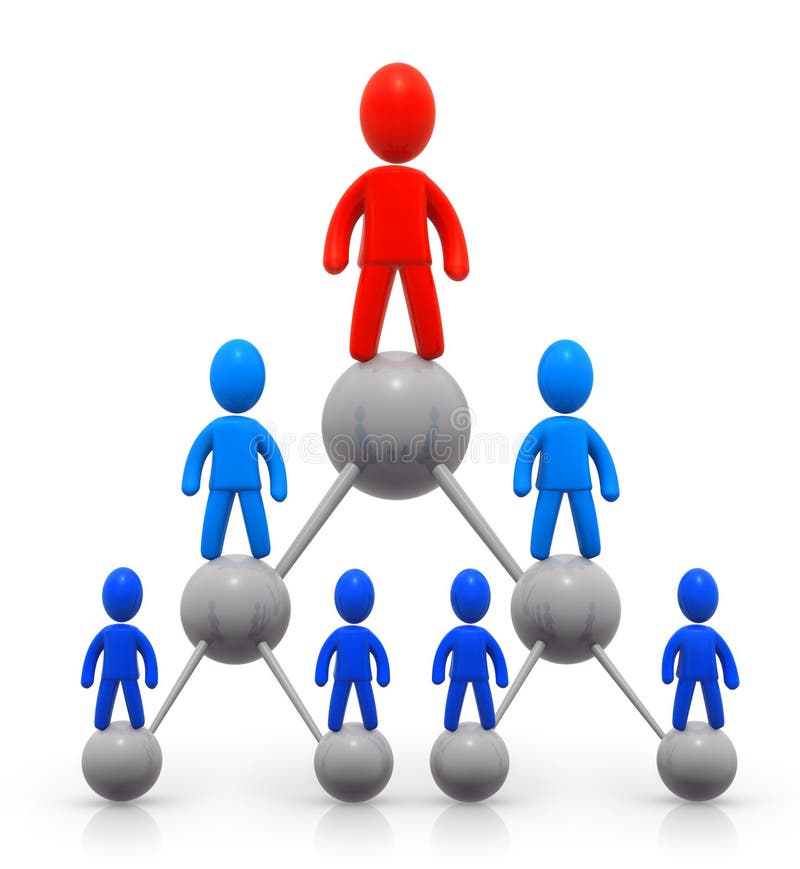 Jerarquía stock de ilustración. Ilustración de rojo, éxito 20181732