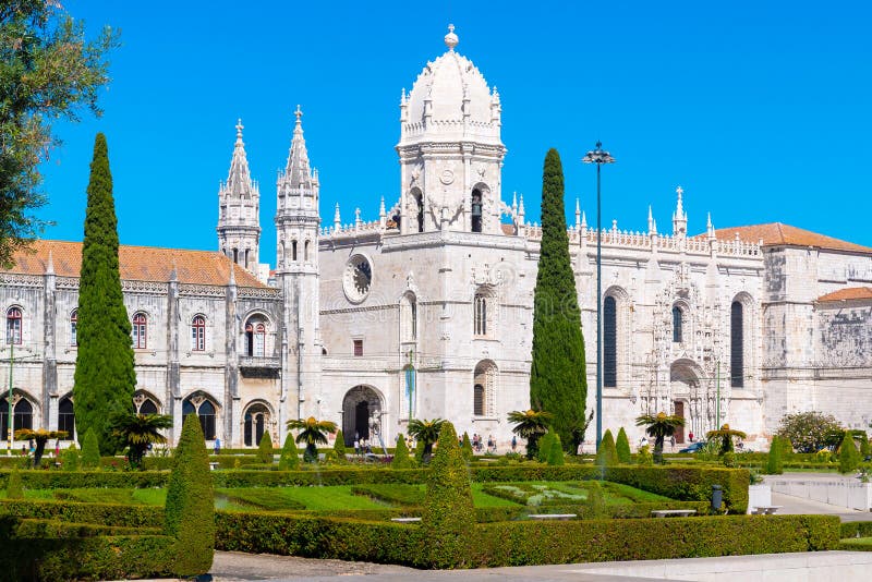 Jeronimos old Monastery in Lisbon, Portugal