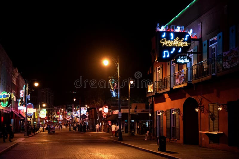 The Jerry Lee Lewis CafÃ© and Honky Tonk on Beale Street Editorial Stock  Image - Image of american, club: 199301659