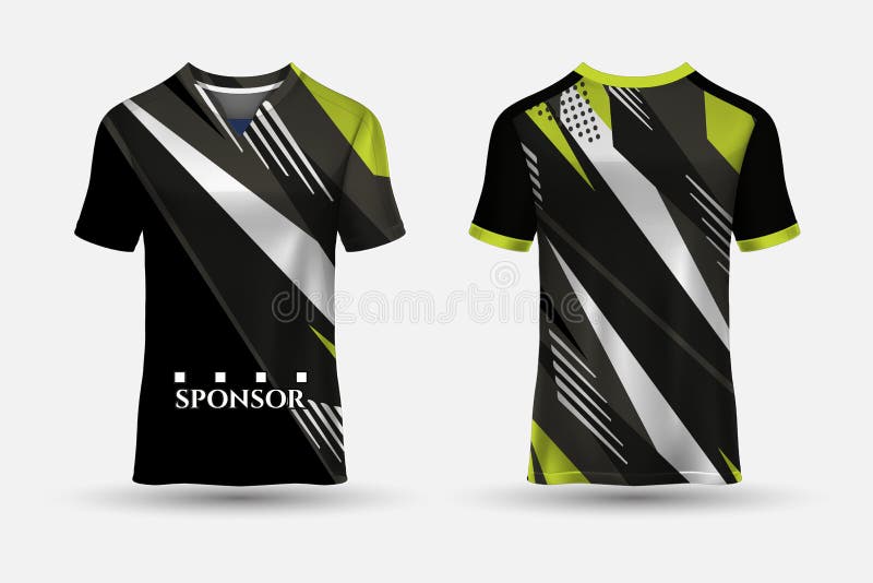 T Shirt Jersey Design Background for Sports Outdoor Front and Back View ...