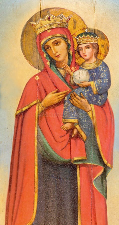 Jerusalén - La Pintura De Madonna En La Madera En La Tumba De La Iglesia  Ortodoxa De La Virgen María Foto de archivo - Imagen de icono, pista:  56132424