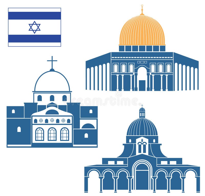 jerusalem stock illustrationer jerusalem stock illustrationer