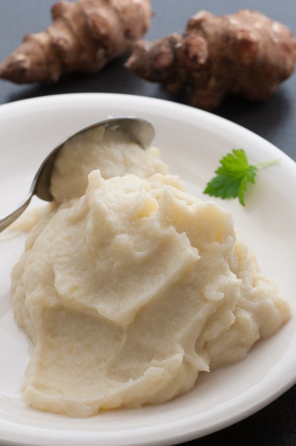 Jerusalem Artichoke Puree stock image. Image of gluten 34623017