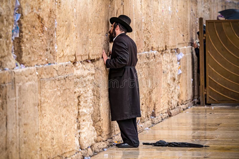 11/23/2018 Jerusalem, Israel, Believing is Praying Near the Wall of ...