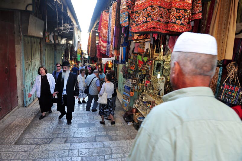 Jerusalem Old City Market stock photos Jerusalem Old City Market stock photos