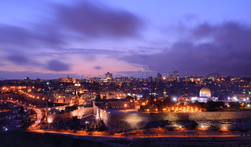 Jerusalem Old City Skyline