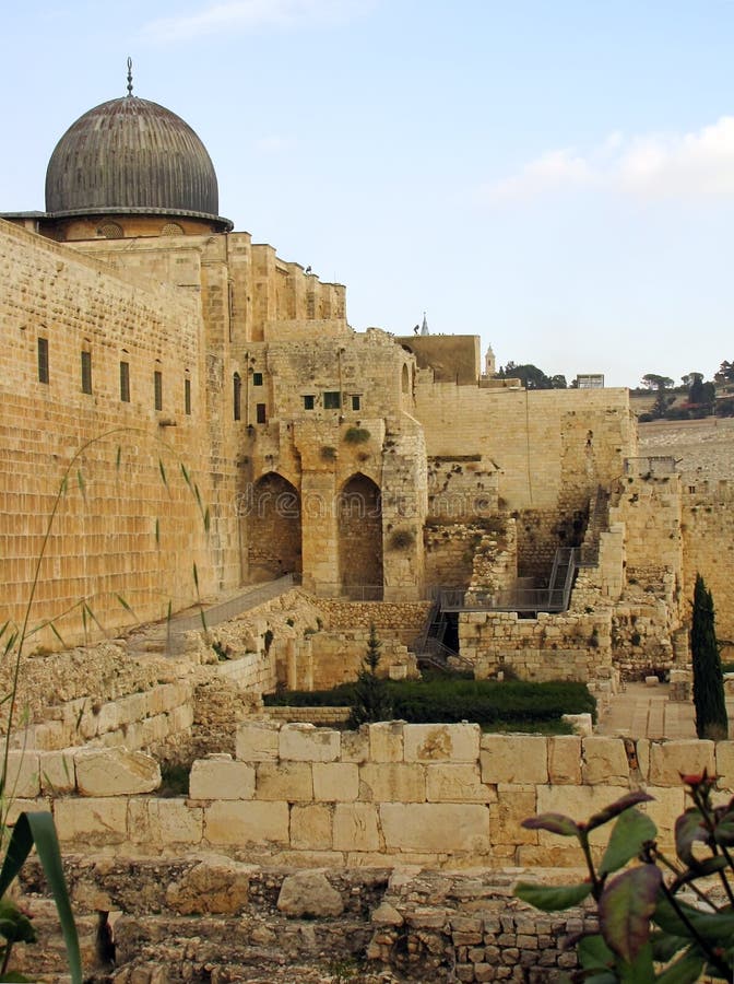 Jerusalem old city stock photo. Image of archaic, holy 12557974