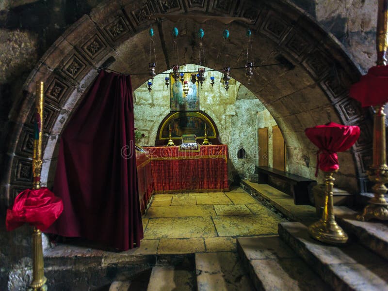 JERUSALÉN, ISRAEL - 16 DE FEBRERO DE 2013: Melisende del cr de Jerusalén foto de archivo libre de regalías JERUSALÉN, ISRAEL - 16 DE FEBRERO DE 2013: Melisende del cr de Jerusalén foto de archivo libre de regalías