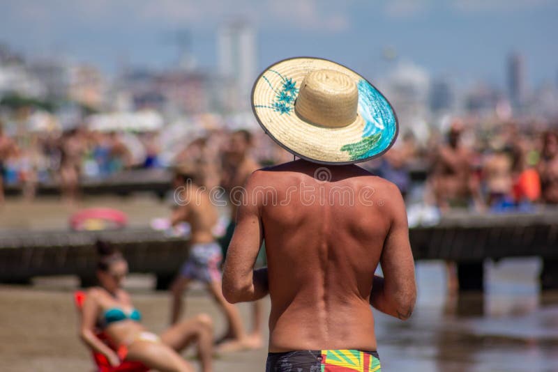 Jesolo, the beach as every year is filled, the sea once free, today is a captivating busines that can attract many tourists. royalty free stock photo Jesolo, the beach as every year is filled, the sea once free, today is a captivating busines that can attract many tourists. royalty free stock photo