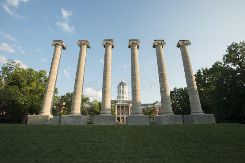 Jesse Hall and Columns stock photography Jesse Hall and Columns stock photography