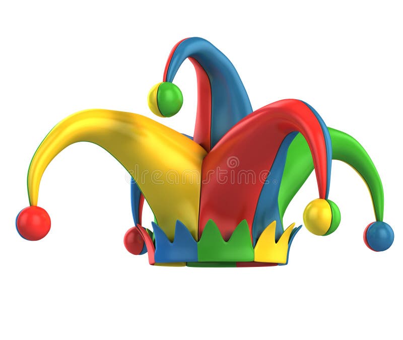 Jester hat isolated