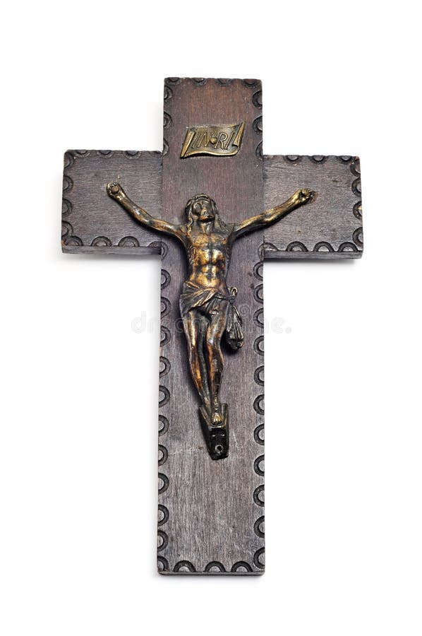 Jesucristo en la cruz santa imagen de archivo libre de regalías Jesucristo en la cruz santa imagen de archivo libre de regalías