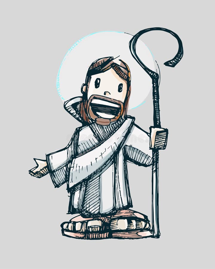 Jesus Drawing Easy Cartoon