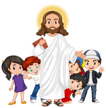 Jesus Little Children Cartoon Stock Illustrations – 300 Jesus Little ...